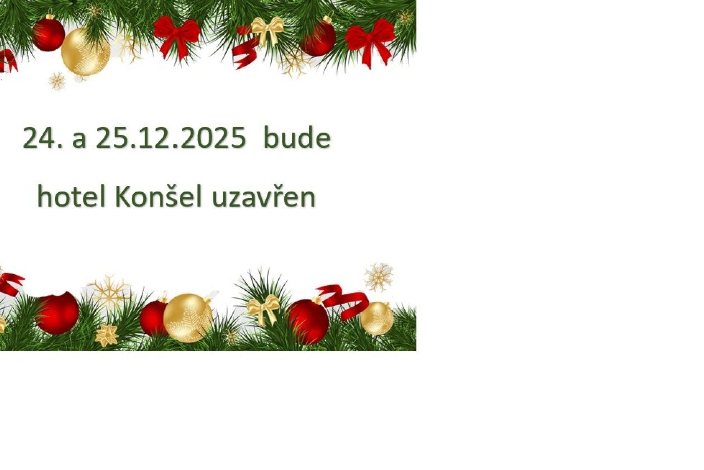 Sanitace- uzavírka hotelu