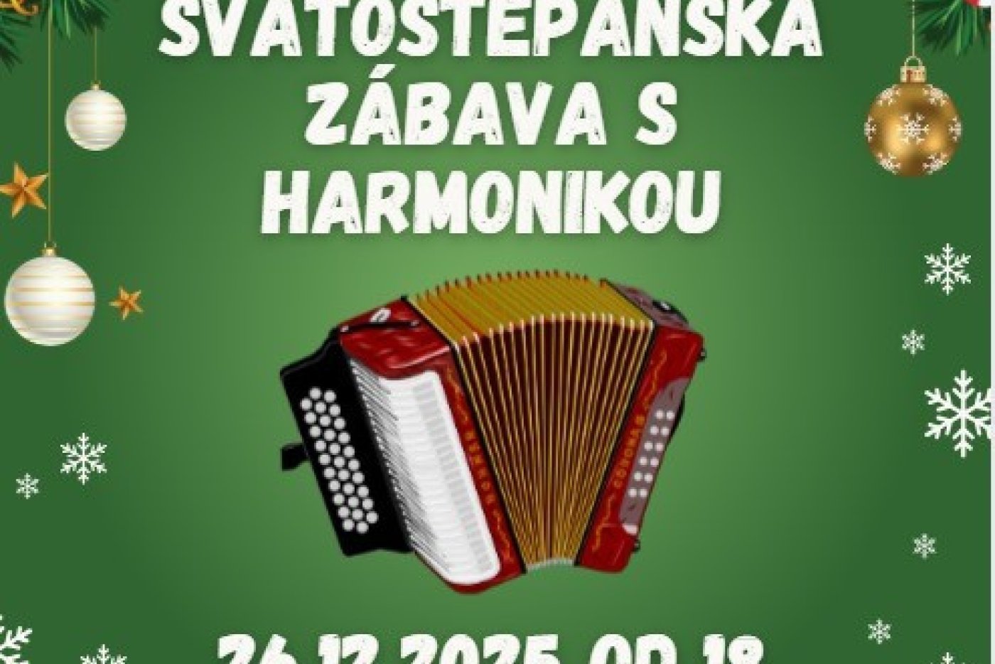 Štepánská zábava s Harmonikou